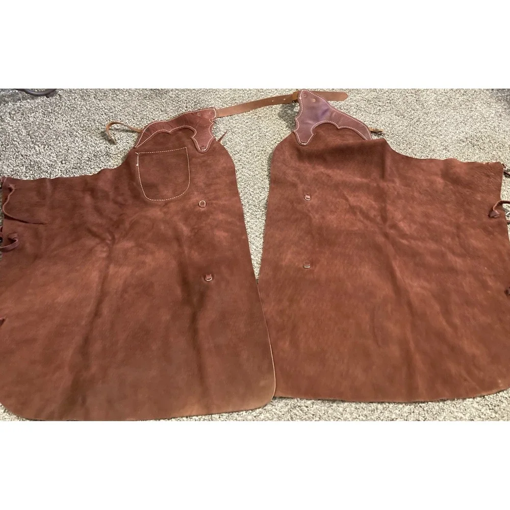 Custom Made‎ Leather Chaps Batwing Chaps Made In USA Baker & Starnes